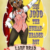 Lady Bear Badge - Carnival